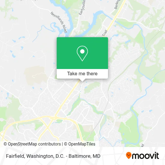Fairfield map