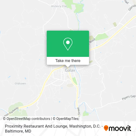 Proximity Restaurant And Lounge map