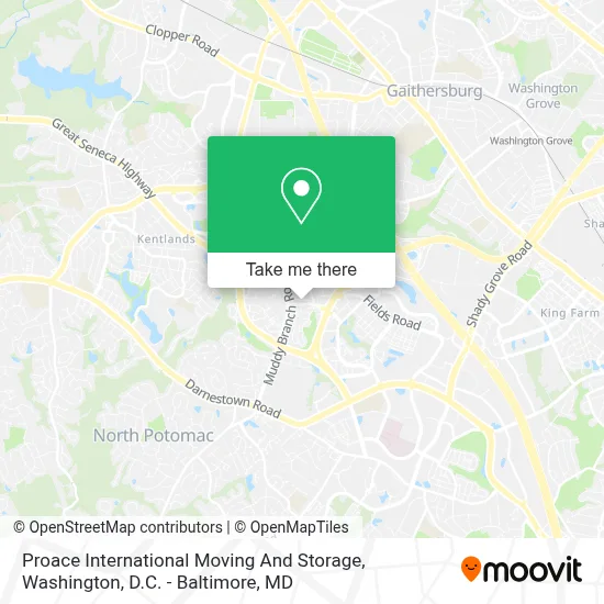 Proace International Moving And Storage map