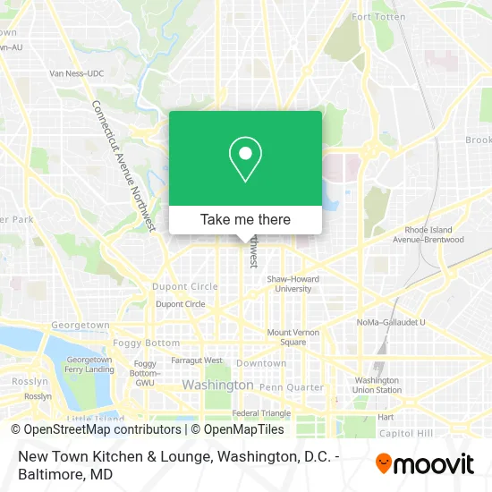 New Town Kitchen & Lounge map