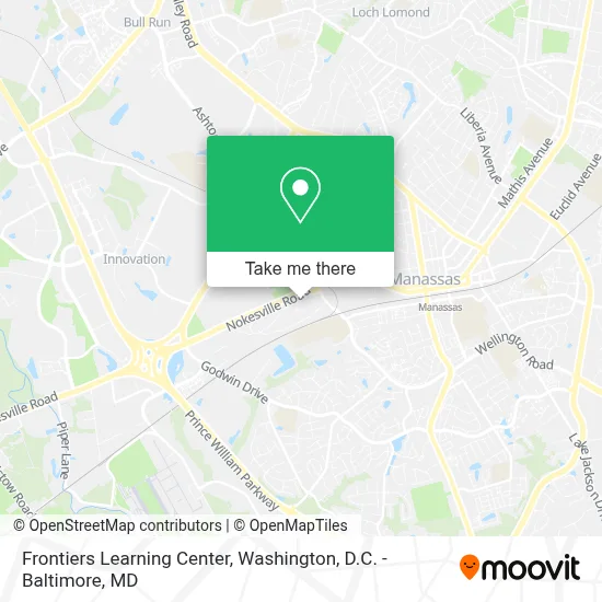 Frontiers Learning Center map
