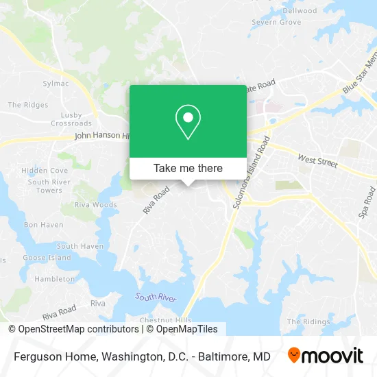 Ferguson Home map