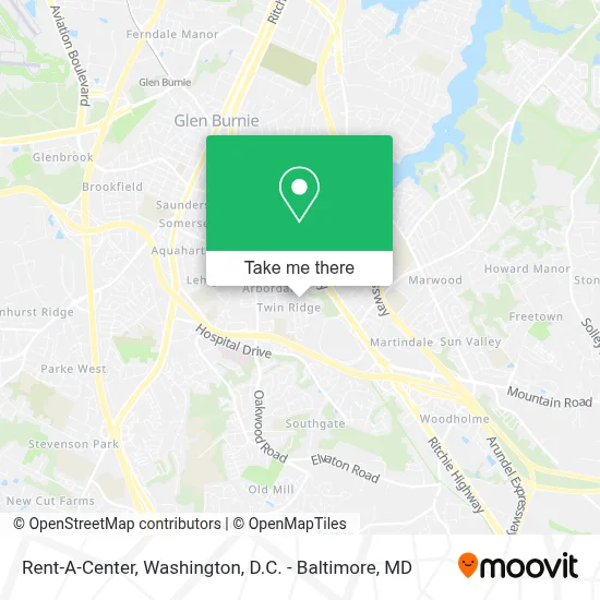Rent-A-Center map