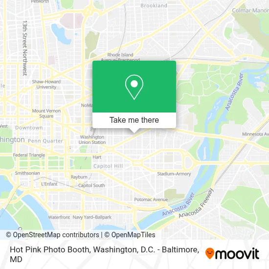Hot Pink Photo Booth map