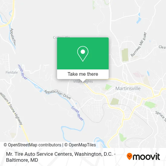 Mr. Tire Auto Service Centers map