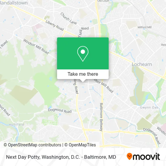 Next Day Potty map