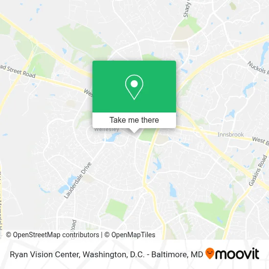 Ryan Vision Center map
