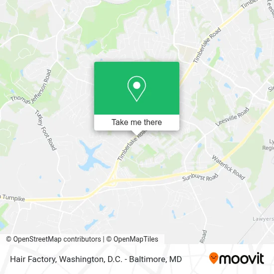 Hair Factory map