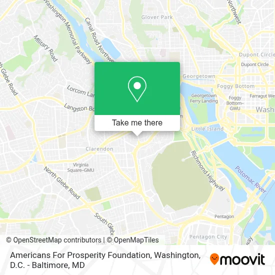 Americans For Prosperity Foundation map