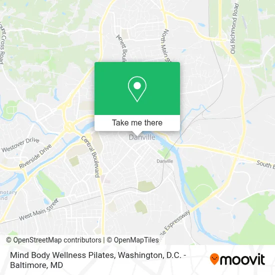Mind Body Wellness Pilates map