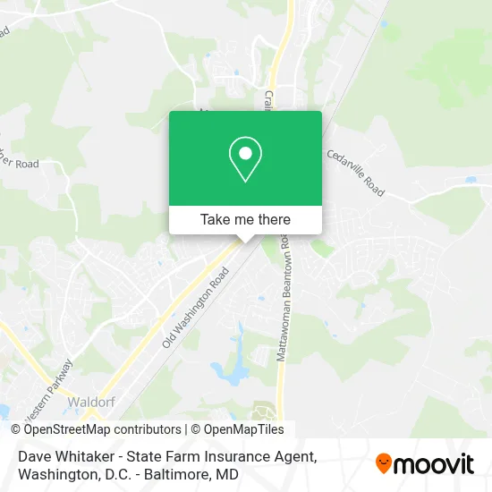 Dave Whitaker - State Farm Insurance Agent map