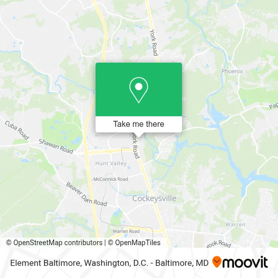 Element Baltimore map