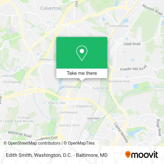 Edith Smith map