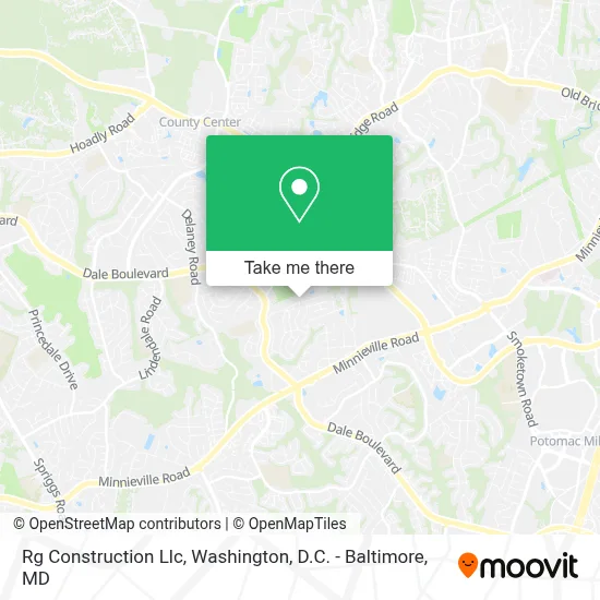 Rg Construction Llc map
