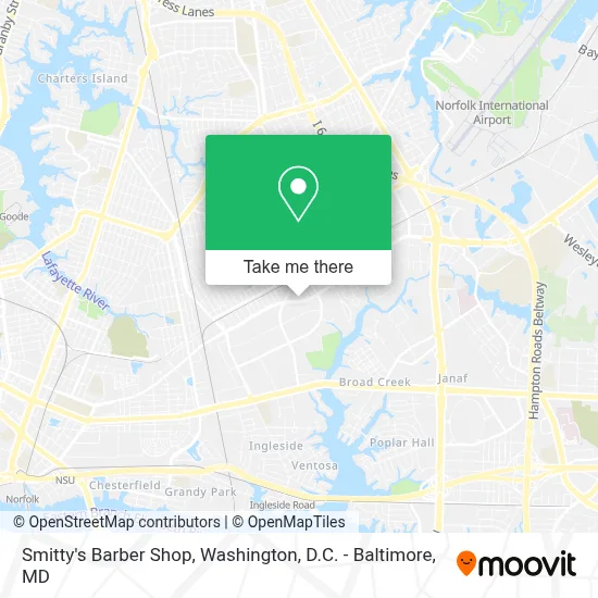 Smitty's Barber Shop map