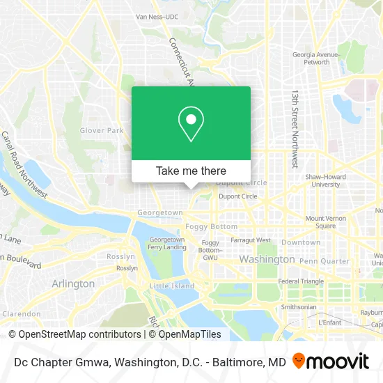 Dc Chapter Gmwa map