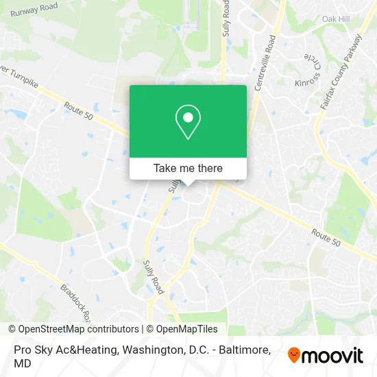 Pro Sky Ac&Heating map