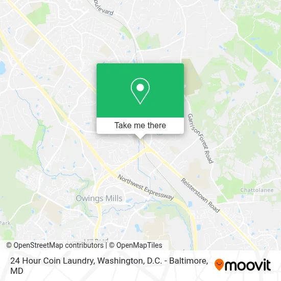 24 Hour Coin Laundry map