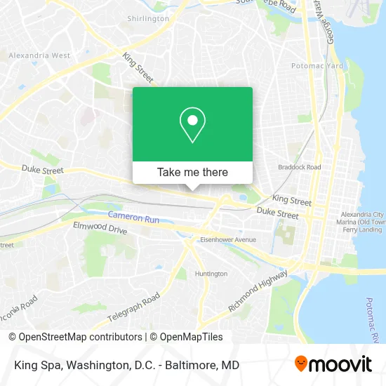 King Spa map
