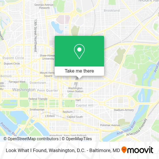 Look What I Found map
