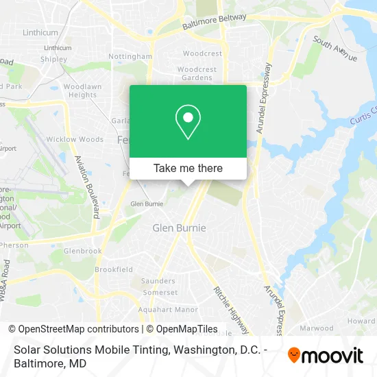 Solar Solutions Mobile Tinting map