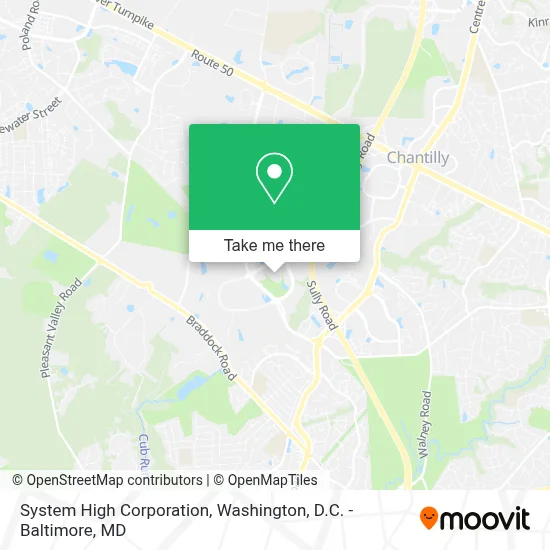 System High Corporation map