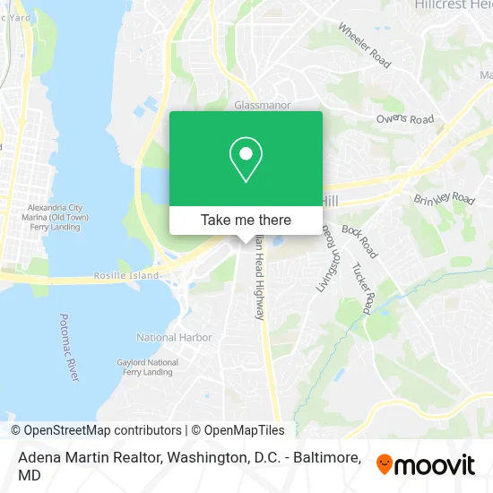 Adena Martin Realtor map
