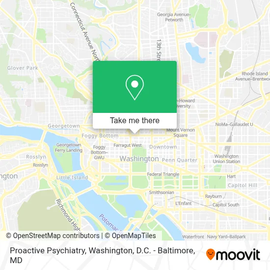 Proactive Psychiatry map