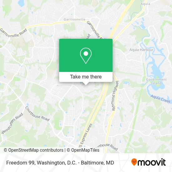 Freedom 99 map