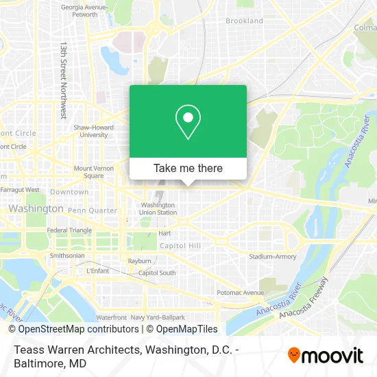 Teass Warren Architects map