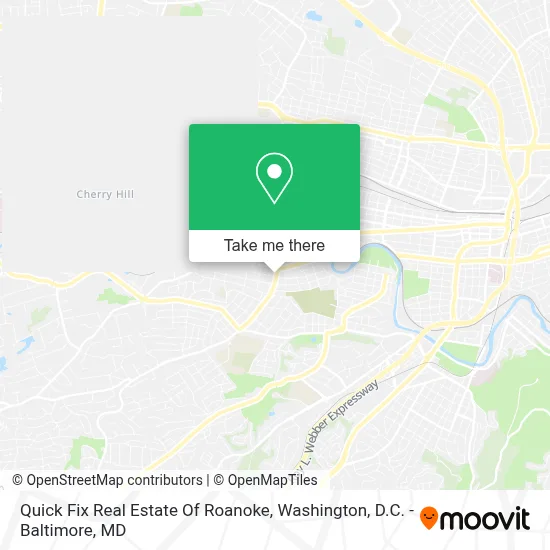 Quick Fix Real Estate Of Roanoke map