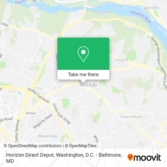 Horizon Direct Depot map