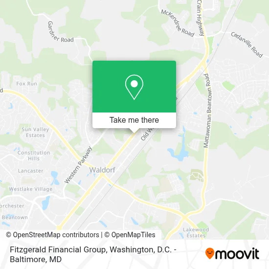 Fitzgerald Financial Group map