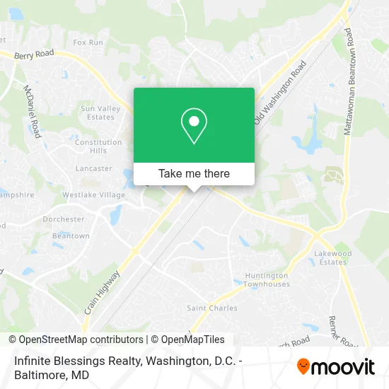Infinite Blessings Realty map