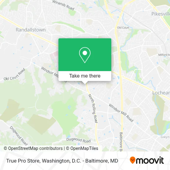 True Pro Store map