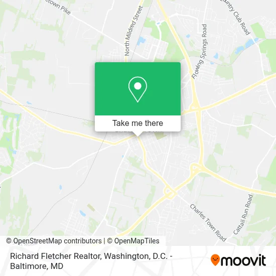 Richard Fletcher Realtor map