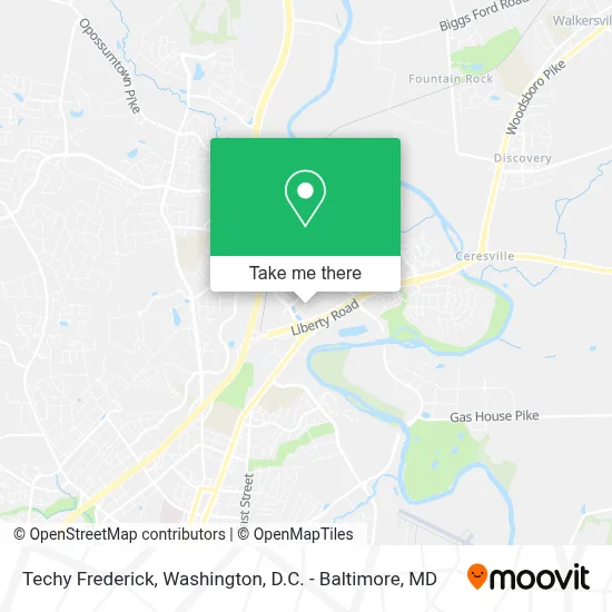 Techy Frederick map