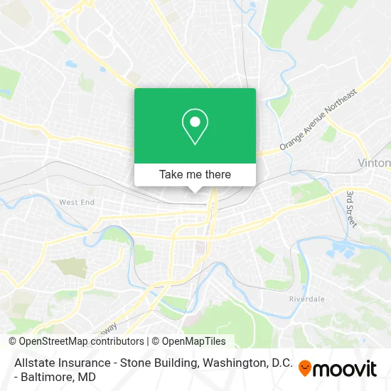 Allstate Insurance - Stone Building map