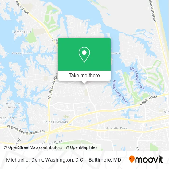 Michael J. Denk map