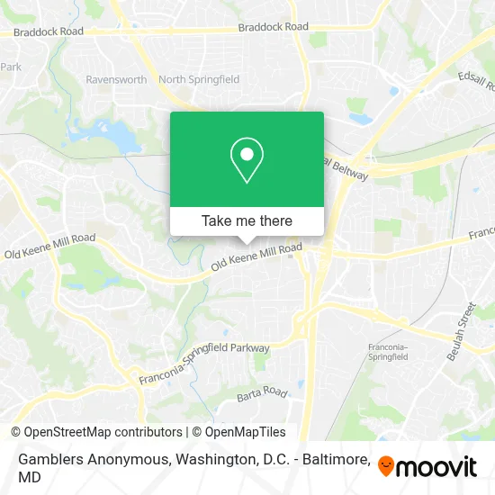 Gamblers Anonymous map