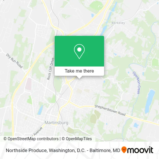 Northside Produce map
