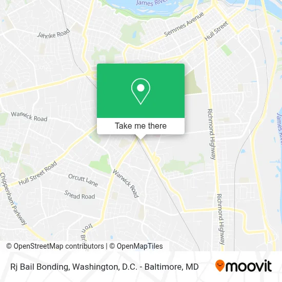 Rj Bail Bonding map