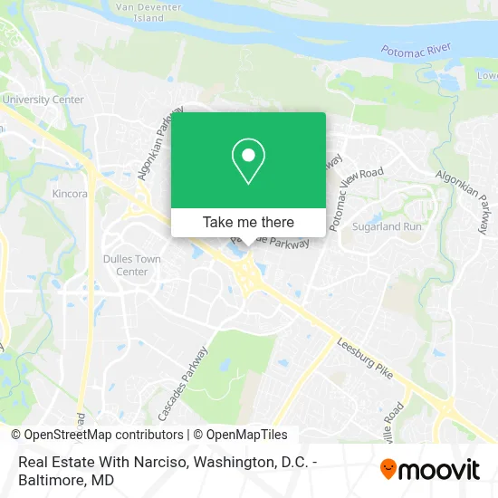 Real Estate With Narciso map