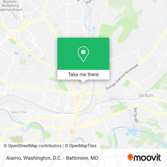 Alamo map