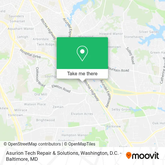 Asurion Tech Repair & Solutions map