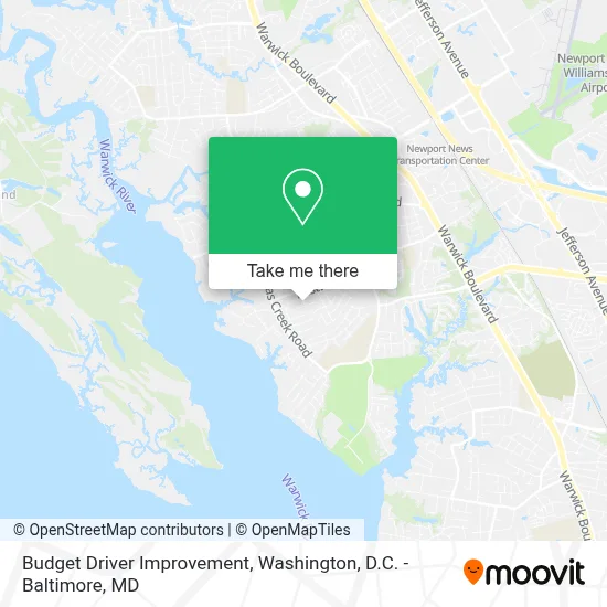 Budget Driver Improvement map