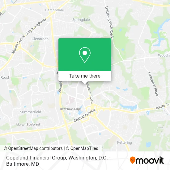 Copeland Financial Group map