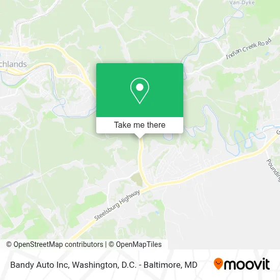 Bandy Auto Inc map