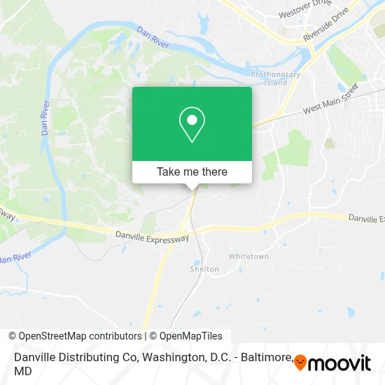 Danville Distributing Co map