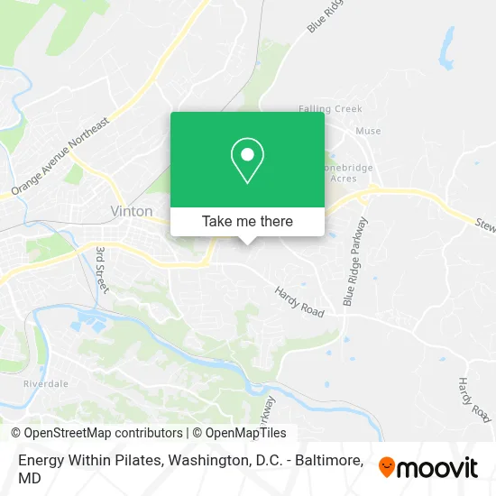 Energy Within Pilates map